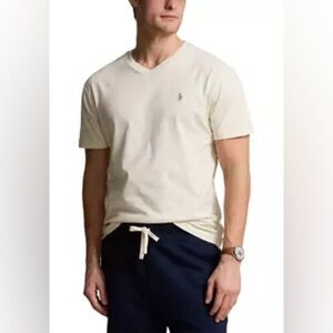 Polo Ralph Lauren Classic Fit Jersey V-Neck T-Shirt sz Large